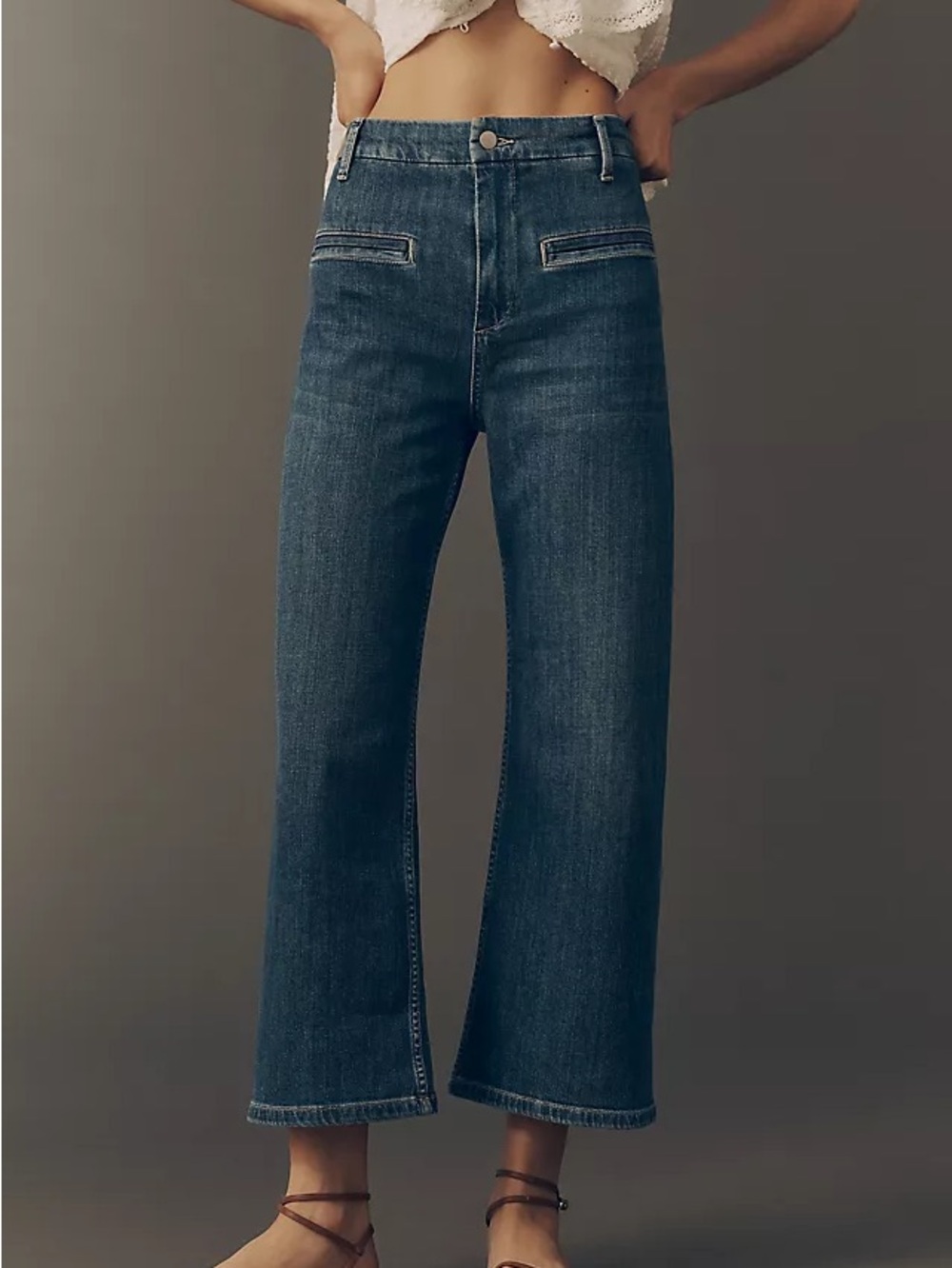 Maeve Welt Pocket High-Rise
Crop Wide-Leg Jeans - Picture 3 of 6